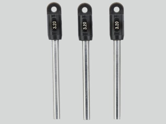 Thread pin gages with eyelets